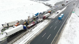 Kuzey Marmara Otoyolu'nda zincirleme kaza