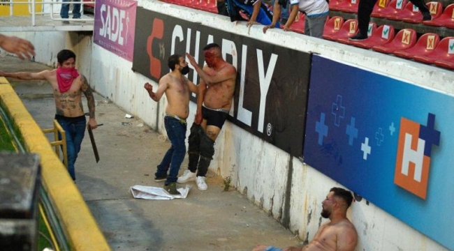 Meksika'da taraftarlar arasında kavga çıktı