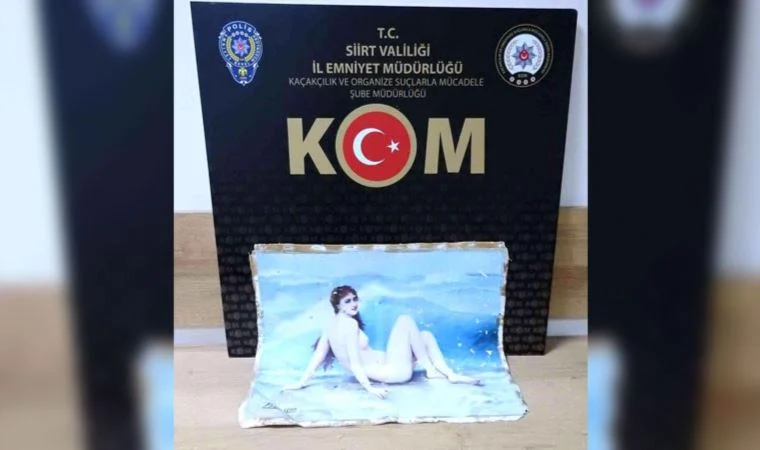 Siirt'te Picasso imzalı bir tablo ele geçirildi