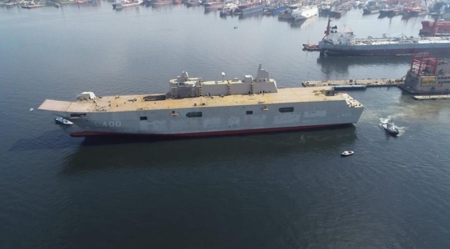 TCG Anadolu'nun deniz testleri başladı