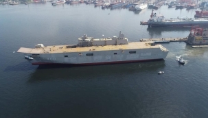 TCG Anadolu'nun deniz testleri başladı