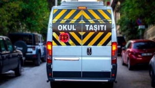 Tek kolu olmayan servis sürücüsüne ceza kesildi