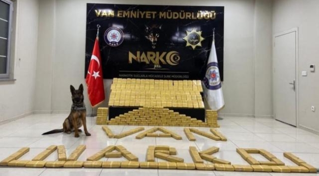 Van'da 150 kilogram eroin ele geçirildi
