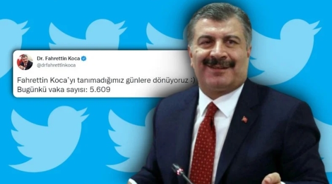 Koca: "Beni tanımadığımız günlere dönüyoruz"