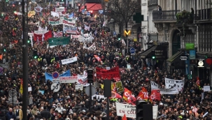 Fransa'da cumhurbaşkanı adaylarına protesto