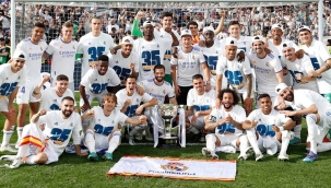 İspanya'da La Liga'da şampiyon Real Madrid