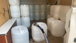 İstanbul'da 34 ton kaçak içki ele geçirildi