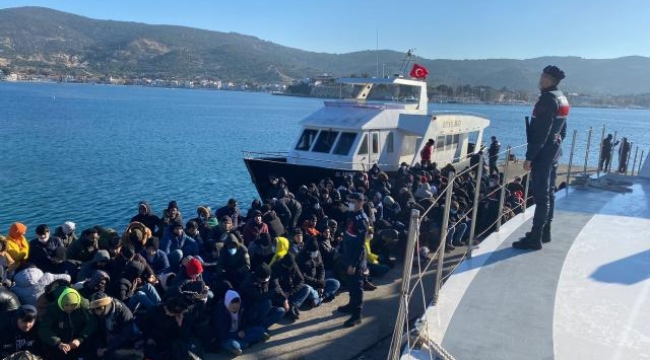 İzmir'de 168 kaçak göçmen yakalandı