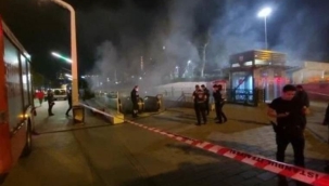 Taksim Metro İstasyonu'nda yangın