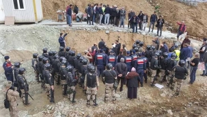 Trabzon'da HES gerginliği yaşandı