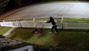 ABD'de bir hırsız girdiği evin çimlerini biçti