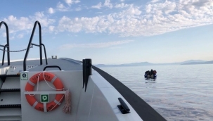 Aydın açıklarında 20 düzensiz göçmen yakalandı