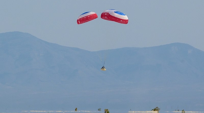 Starliner uzay aracı, Dünya'ya başarıyla indi