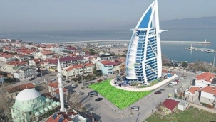 Burhaniye'de sahile 11 kat imar izni yargıya taşındı