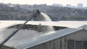 Haliç Tersanesi'nde yangın kontrol altına alındı