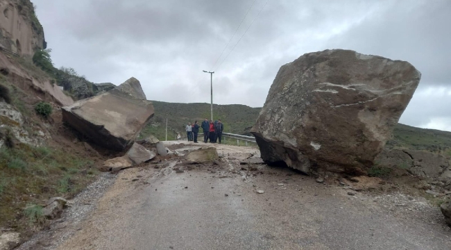 Ihlara Vadisi'nde toprak kayması gerçekleşti