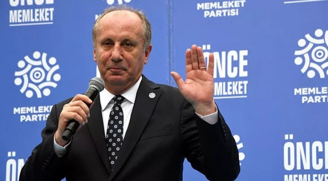 İnce: "Memleket Partisi olarak %7'yi geçiyoruz"