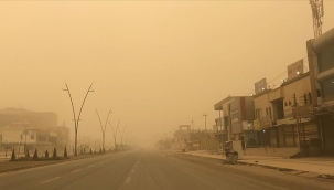 Irak'ta fırtına nedeniyle eğitime ara verildi