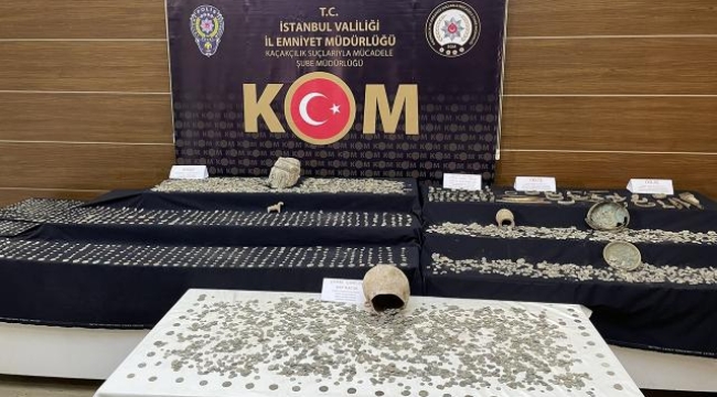 İstanbul'da 12 bin 267 tarihi eser ele geçirildi