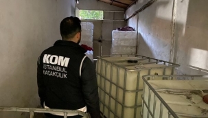 İstanbul'da 6 milyon liralık sahte içki operasyonu