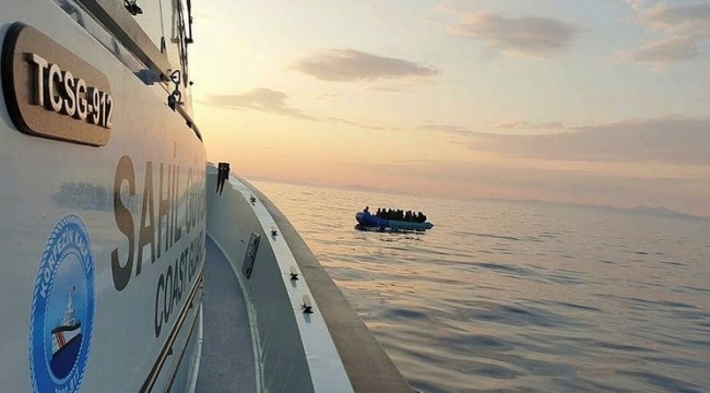 İzmir açıklarında 41 düzensiz göçmen yakalandı