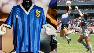 Maradona'nın forması 7,8 milyon pounda satıldı
