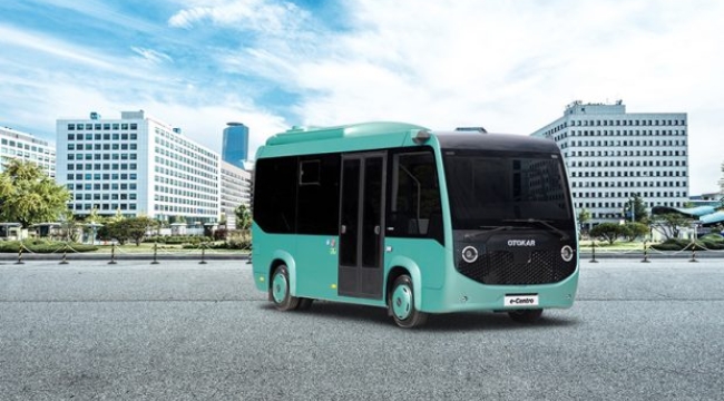 Otokar, elektrikli minibüs e-CENTRO'yu tanıttı