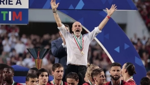 Pioli'nin madalyası şampiyonluk töreninde çalındı