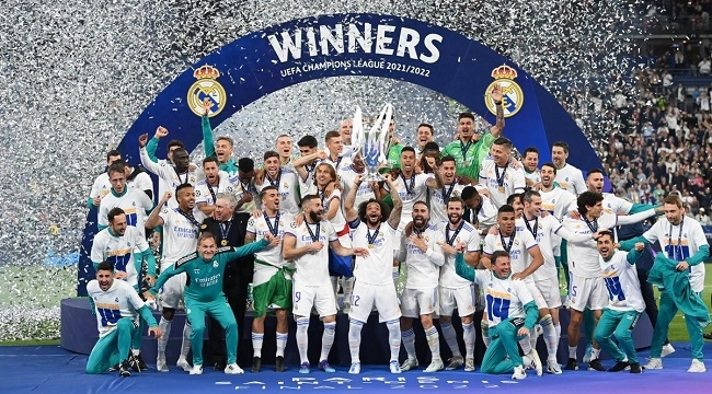 UEFA Şampiyonlar Ligi şampiyonu Real Madrid 