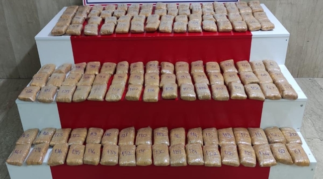 Van'da araziye gizlenmiş 72 kilo eroin ele geçirildi