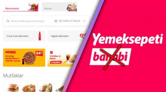 Yemeksepeti Banabi'den "Market" ismine geçti