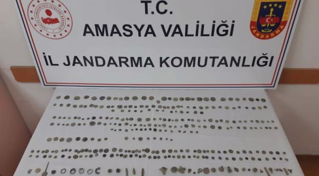 Amasya'da 347 parça tarihi eser ele geçirildi