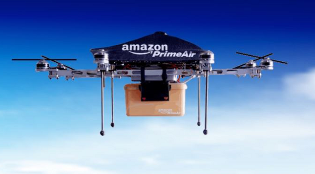 Amazon, drone ile kargo teslimatı yapacak