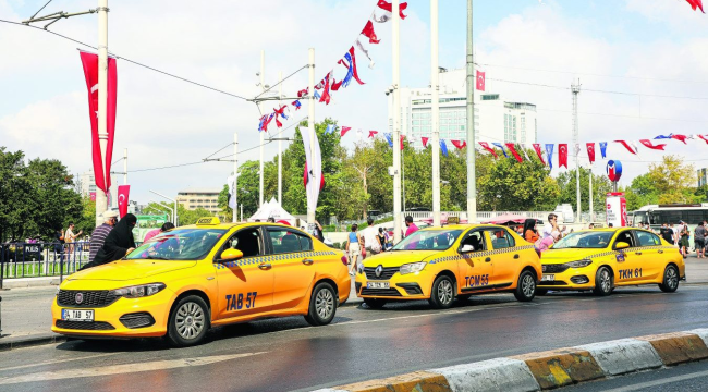 Istanbul'da taksiden memnun olmayan oranı %77