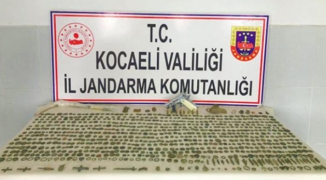 Kocaeli'de 834 adet tarihi eser ele geçirildi