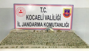 Kocaeli'de 834 adet tarihi eser ele geçirildi