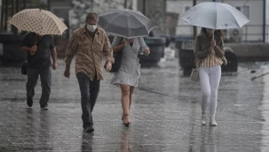 Meteoroloji'den 3 bölge için kuvvetli yağış uyarısı
