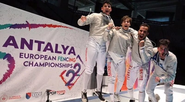 Millî eskrimciler, Avrupa Şampiyonası'nda 3. oldu