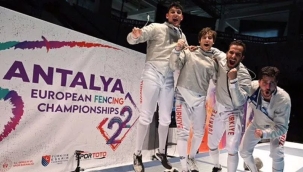 Millî eskrimciler, Avrupa Şampiyonası'nda 3. oldu