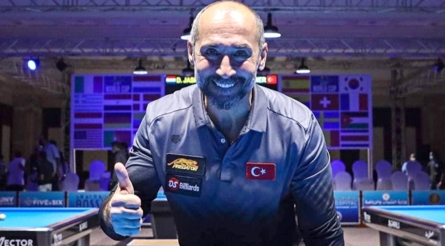 Saygıner, 3 bant bilardoda Avrupa 3'üncüsü oldu