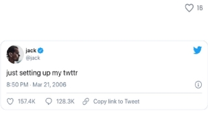 Tarihin ilk Tweetinin NFT'si 30 $'lık teklif aldı