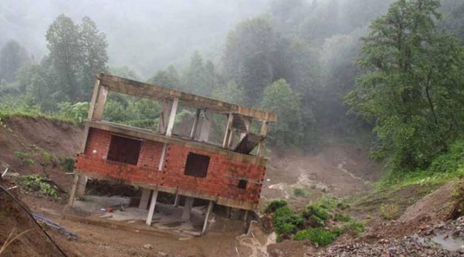 Trabzon'da 168 okul, 193 camide heyelan riski var