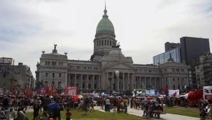 Arjantin'de IMF karşıtı protesto düzenlendi