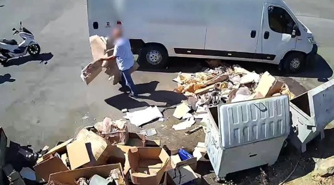 Bodrum: Çöpünü konteynere at! İzleniyorsun 