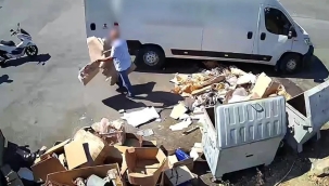 Bodrum: Çöpünü konteynere at! İzleniyorsun 