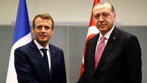 Erdoğan, Macron ile telefonda görüştü