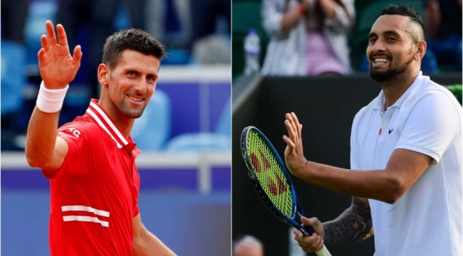 Djokovic ile Kyrgios, Wimbledon Final'de