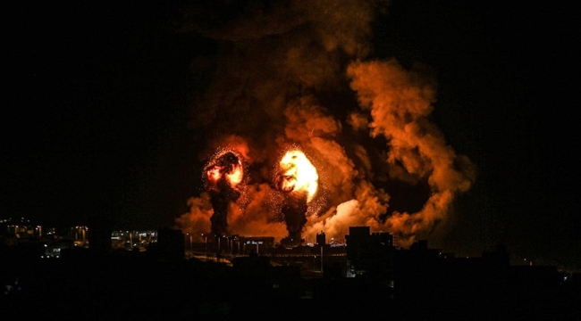 İsrail, Gazze'de Hamas'a ait noktaları vurdu