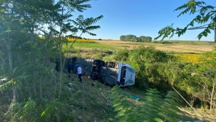 Kırklareli'de bir otobüs devrildi: 6 kişi öldü