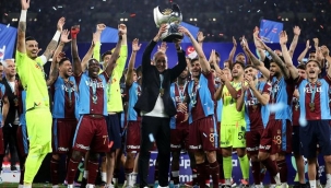 Süper Kupa'nın sahibi Trabzonspor oldu 